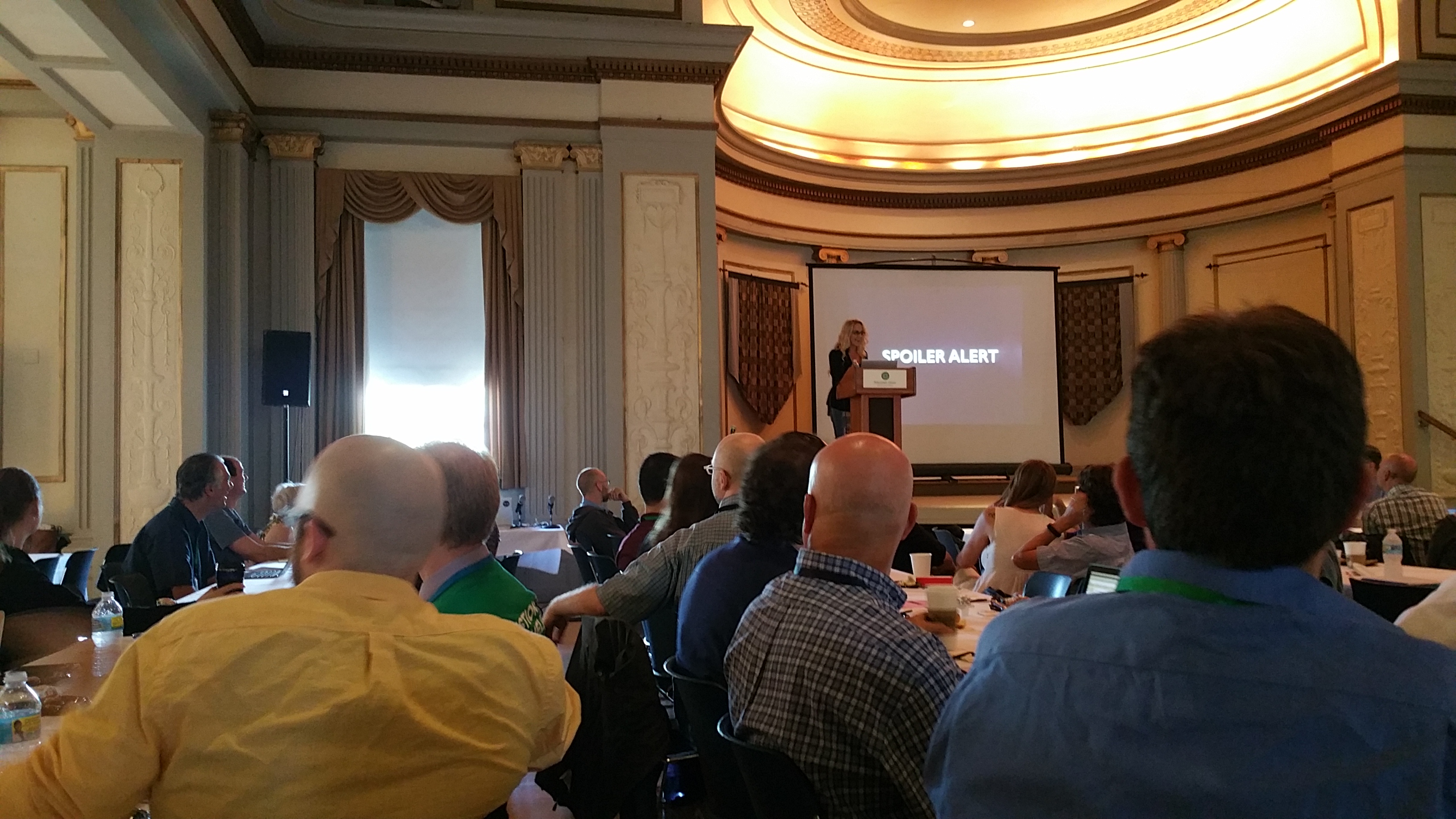 Brenda Romero hold konferansens absolutt beste keynote. 