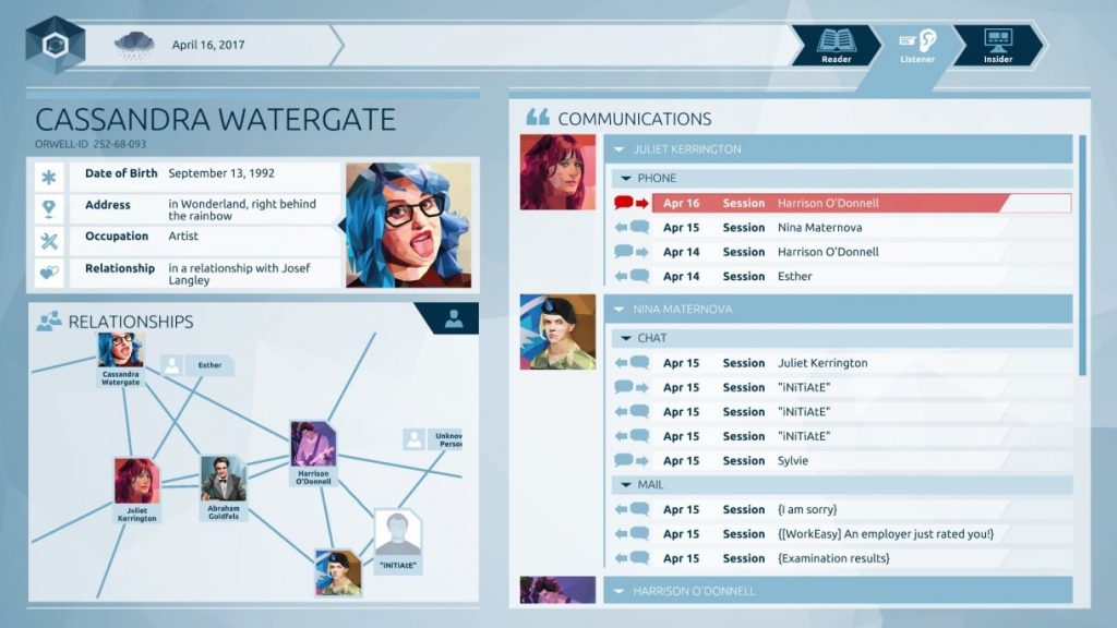 Orwell: Keeping an Eye on You (PC) Review • Back to the Gaming